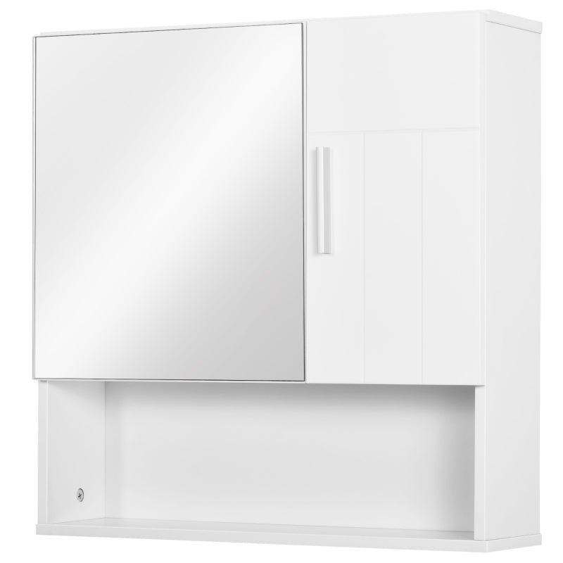 Bathroom Mirror Cabinet, White