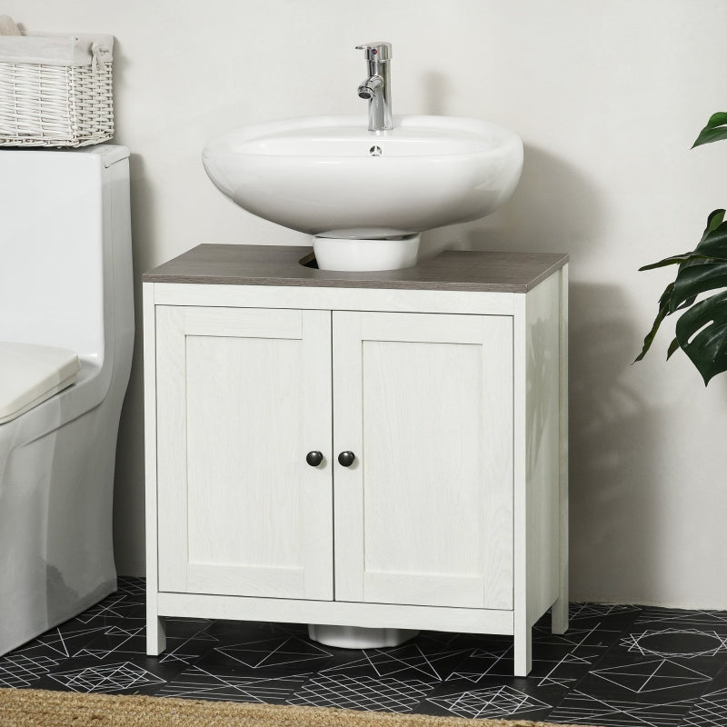 Modern Bathroom Sink Cabinet, Antique White