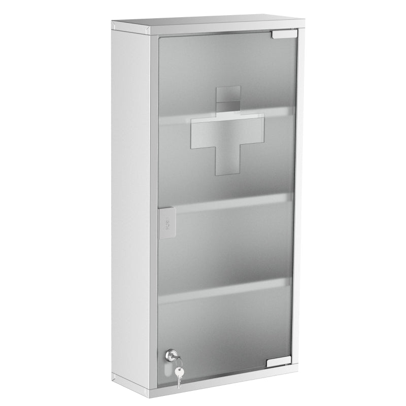 4 Tier Stainless Steel Wall Mounted Medicine Cabinet