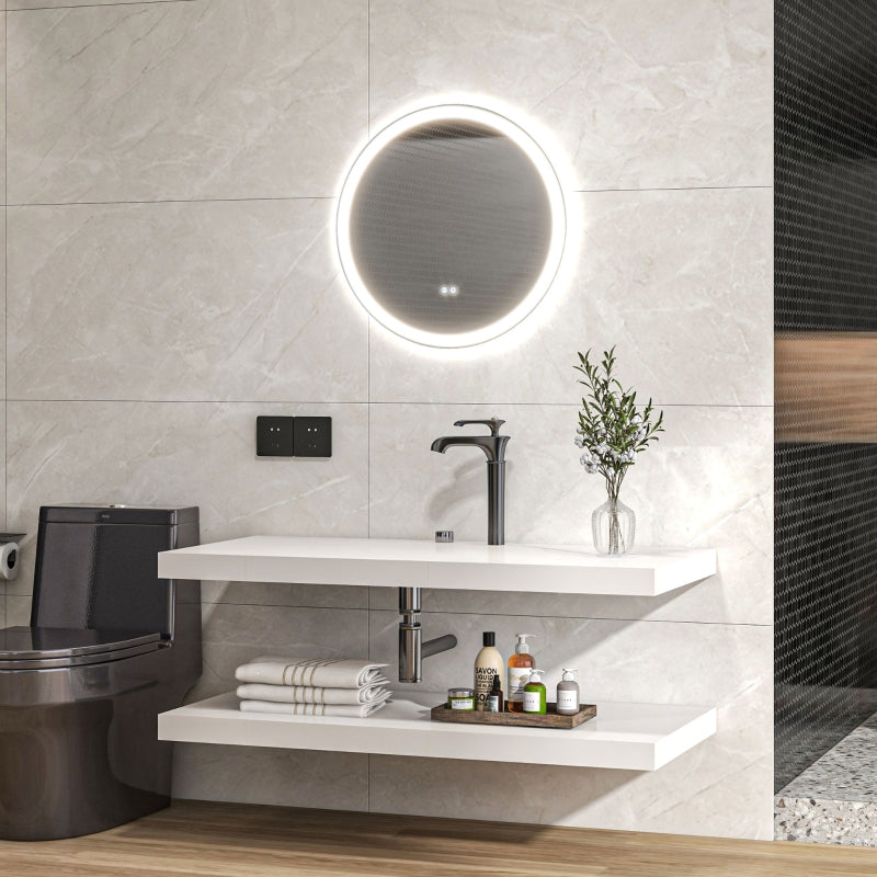 Round Illuminated Bathroom Mirrors