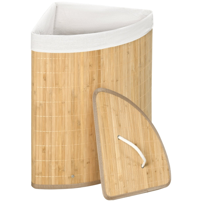 Bamboo Laundry Basket  Natural