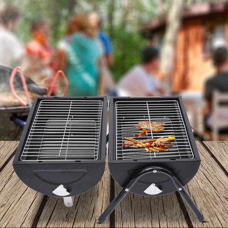 Outsunny Portable Charcoal BBQ Grill