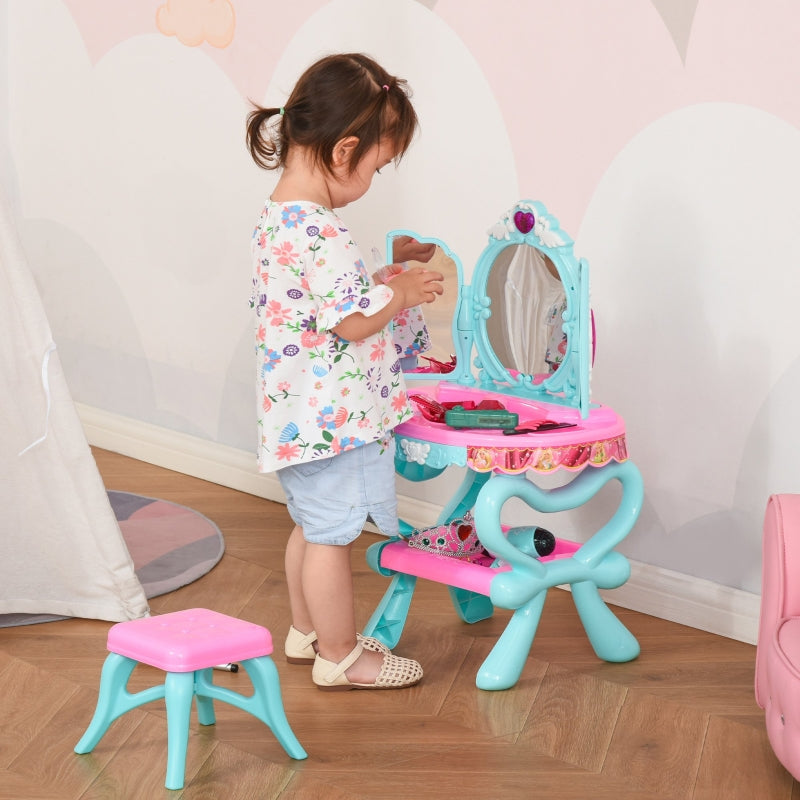 Children's Princess Dressing Table And Stool