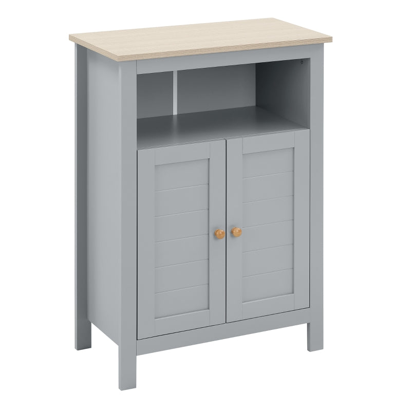 Bathroom Floor Cabinet, Living Grey