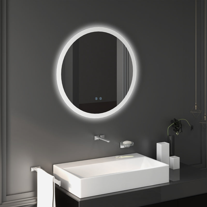 Round Illuminated Bathroom Mirrors