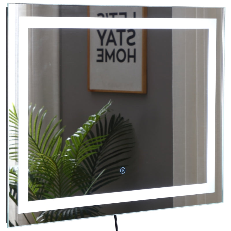 80x60cm LED Bathroom Mirror Wall Mounted