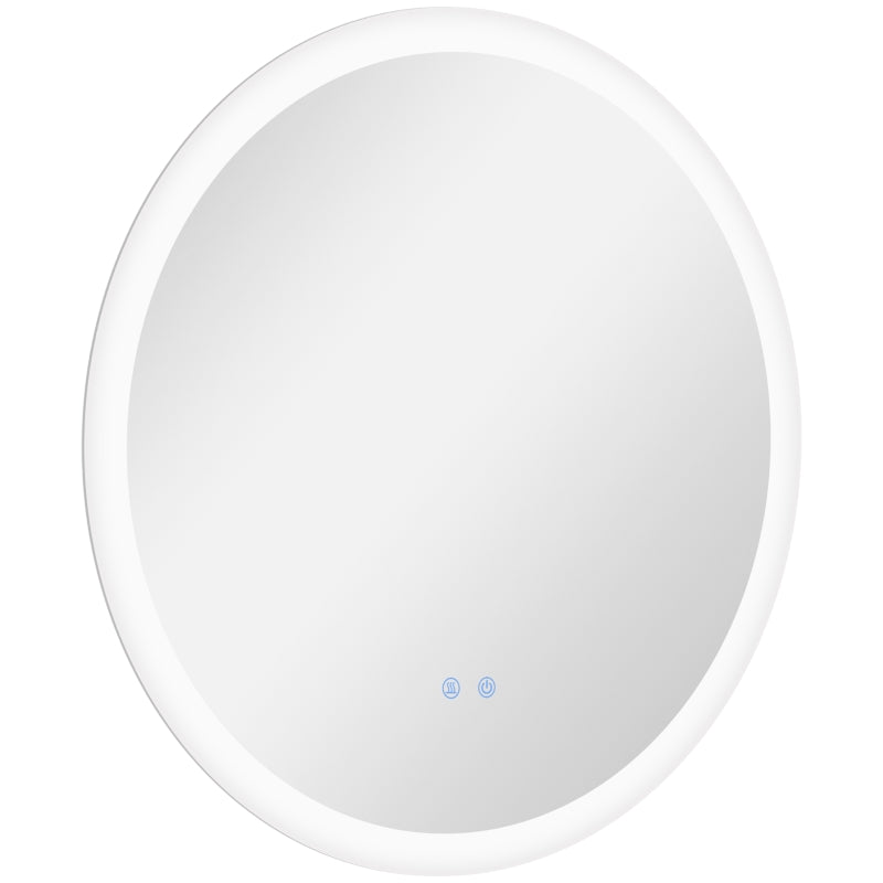 Round Illuminated Bathroom Mirrors