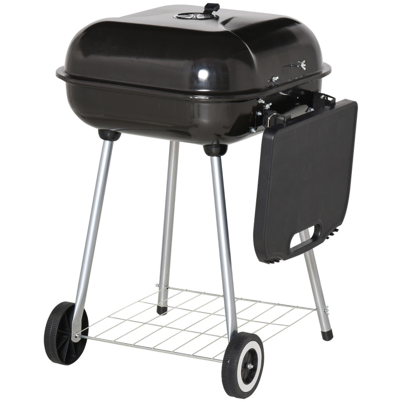 Portable Charcoal Grill-Black