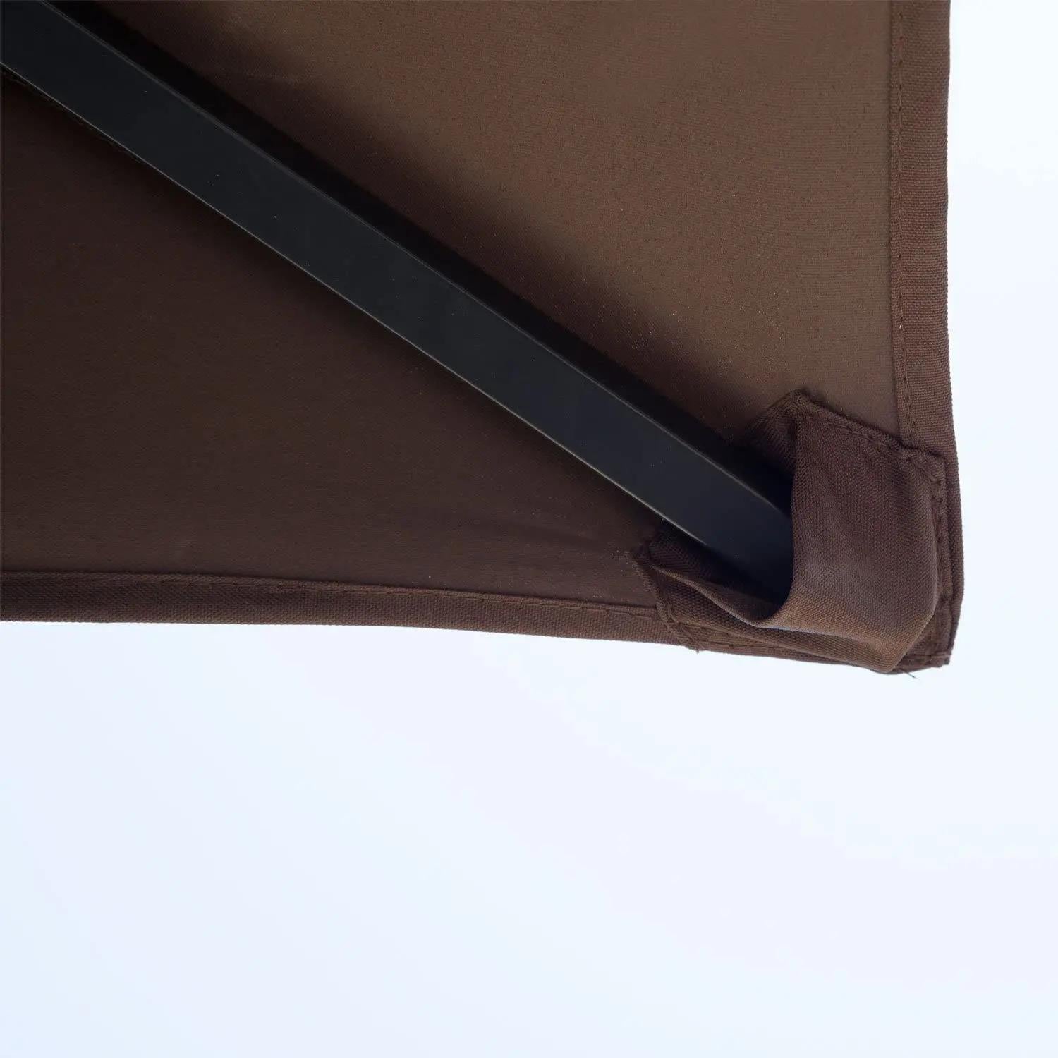 Gazebo Grill Canopy Barbecue Tent Shelter Patio Deck Cover - Coffee