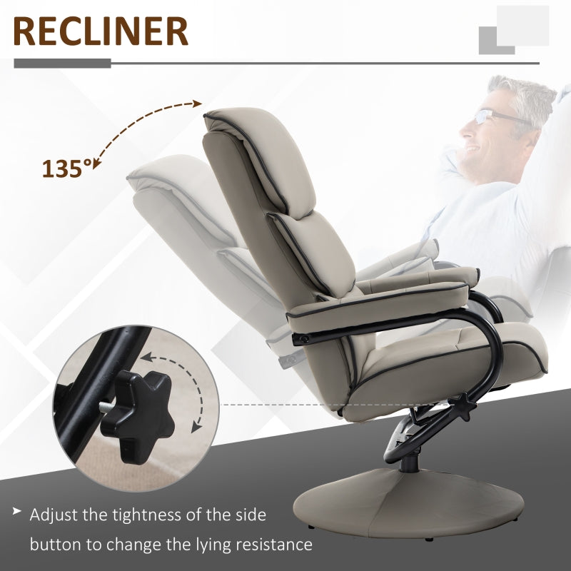 Recliner Chair With Ottoman