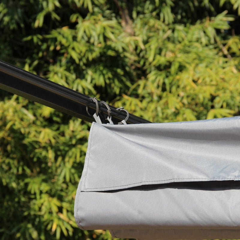 Metal Pergola Gazebo Awning - Grey