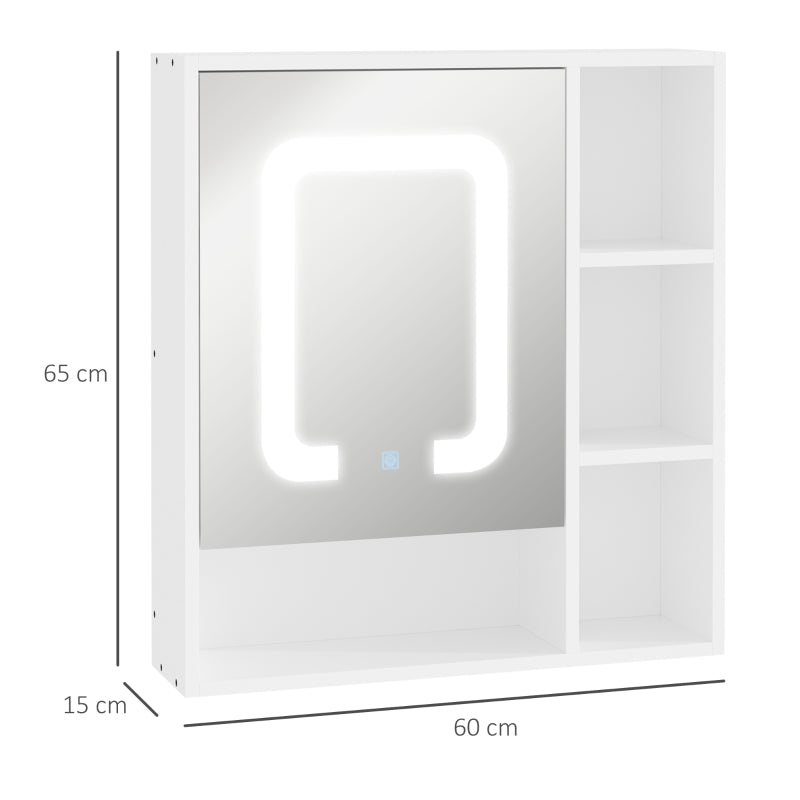 LED Illuminated Bathroom Mirror Cabinet