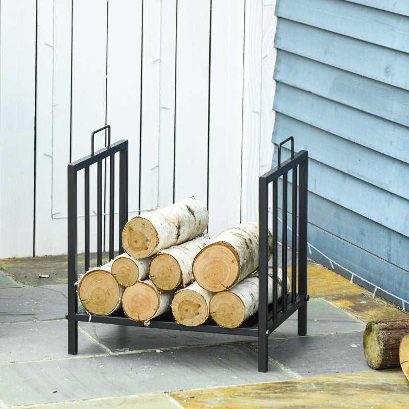 Firewood Log Rack Small Fireplace Holder