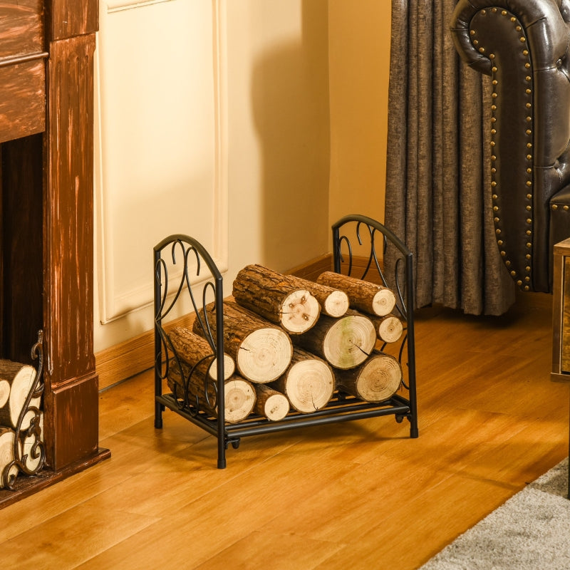 Firewood Log Rack Small Fireplace Holder