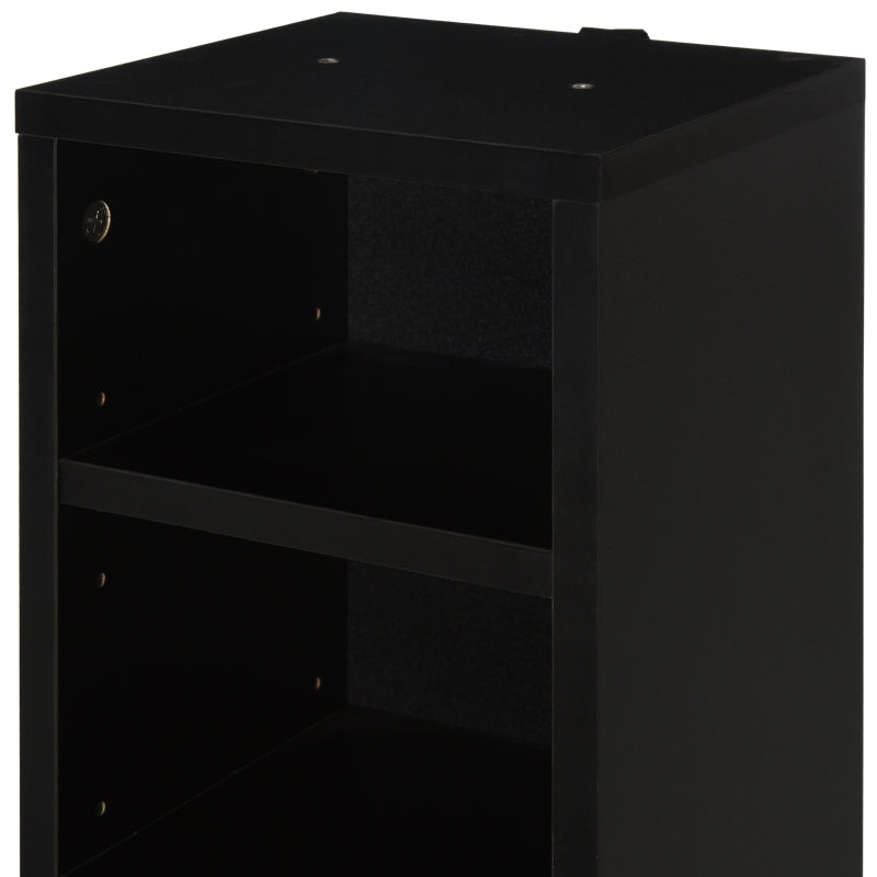 Set Of 2 CD Media Display Shelf Unit Tower Rack