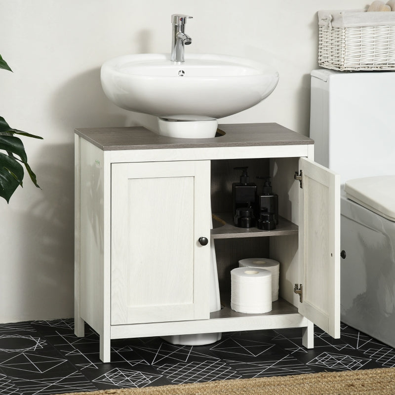 Modern Bathroom Sink Cabinet, Antique White