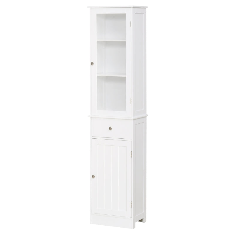 Bathroom Storage Cabinet , White