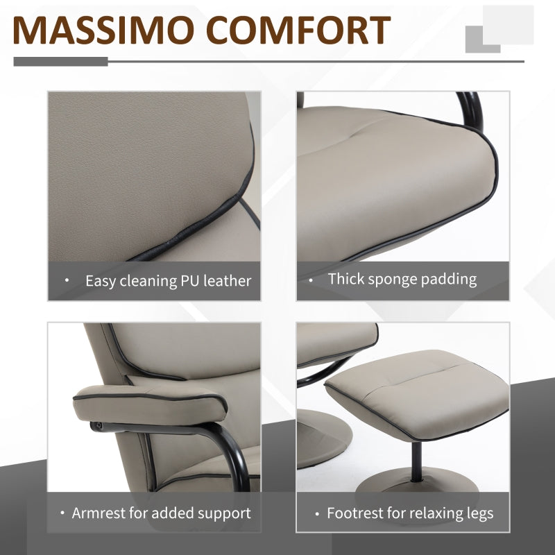 Recliner Chair With Ottoman