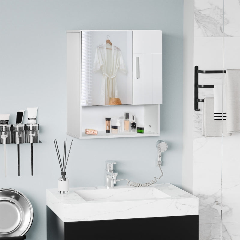 Bathroom Mirror Cabinet, White