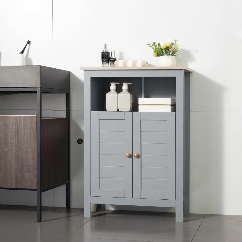 Bathroom Floor Cabinet, Living Grey