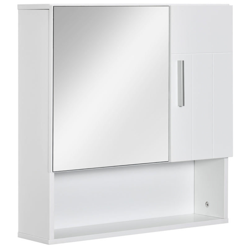 Bathroom Mirror Cabinet, White