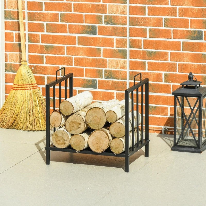 Firewood Log Rack Small Fireplace Holder