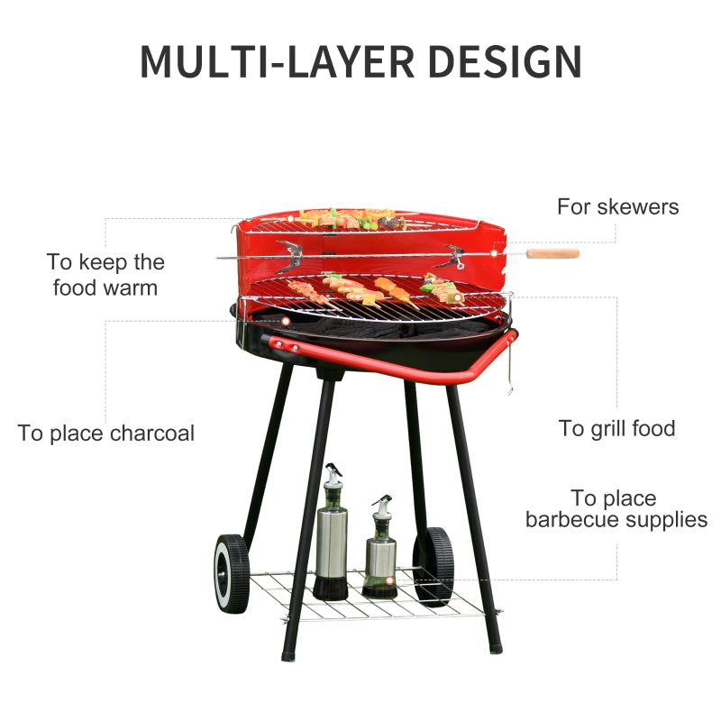 Charcoal Outdoor Barbecue Grill