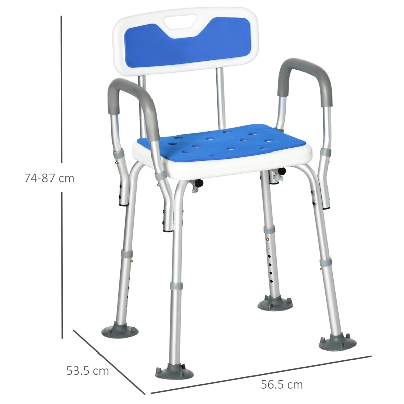 EVA Padded Shower Chair , Blue