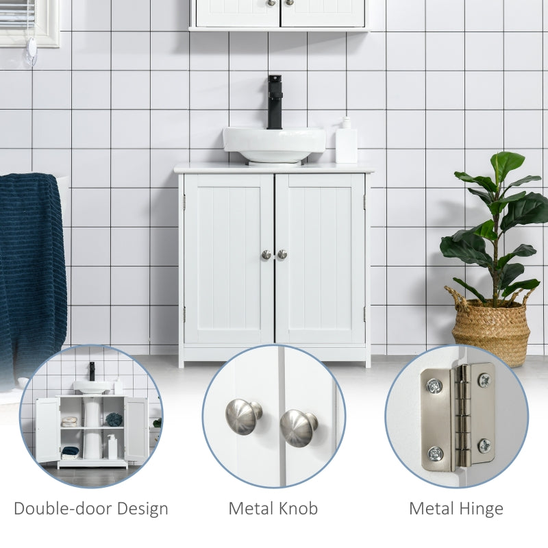 60x60cm Under-Sink Storage Cabinet  White