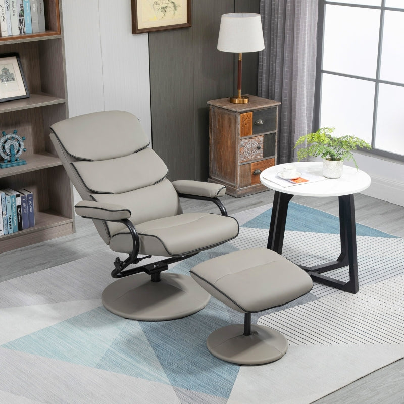 Recliner Chair With Ottoman