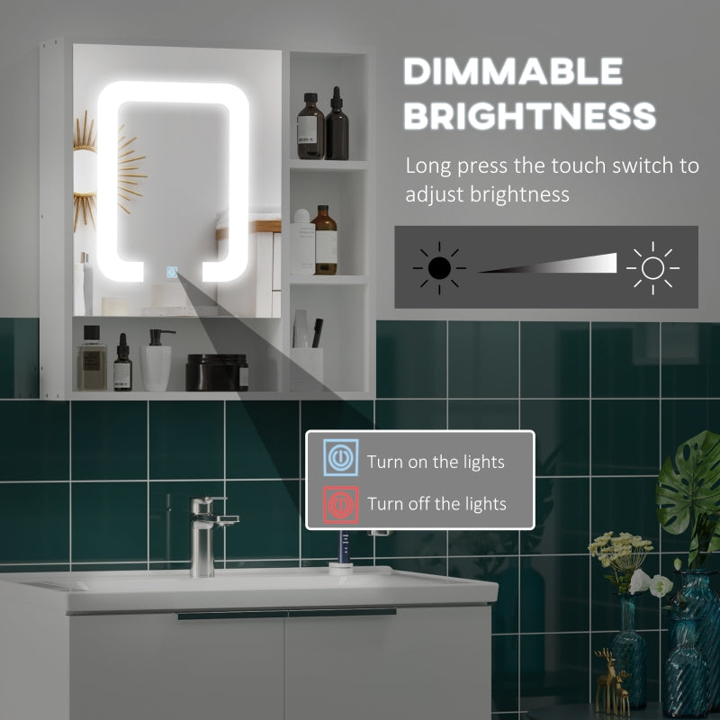 LED Illuminated Bathroom Mirror Cabinet