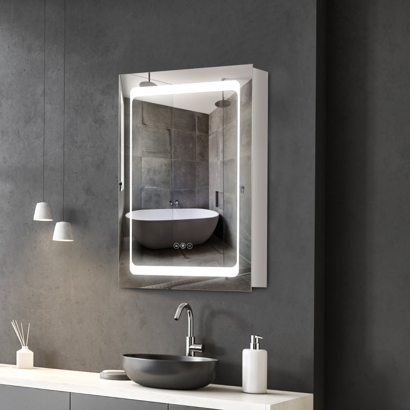 LED Illuminated Bathroom Mirror Cabinet