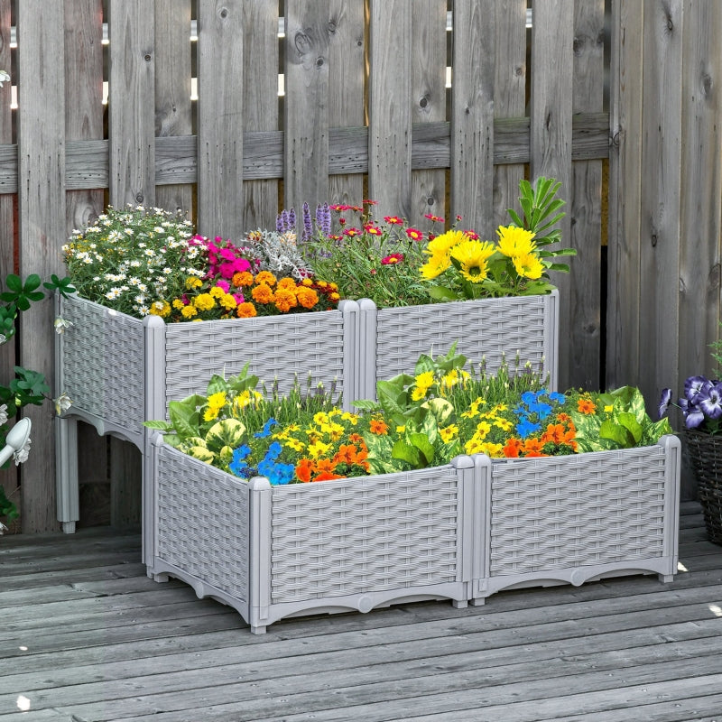 Raised Flower Bed Vegetable Herb Plant Stand