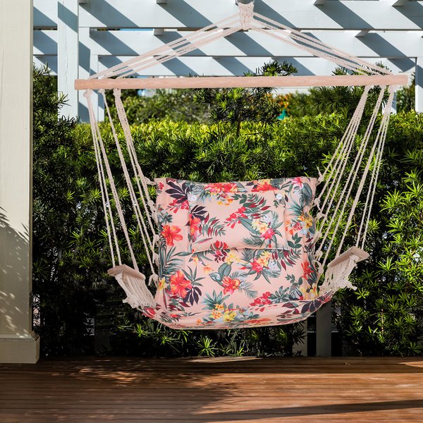 100x106cm Hanging Hammock Chair - Bright Floral