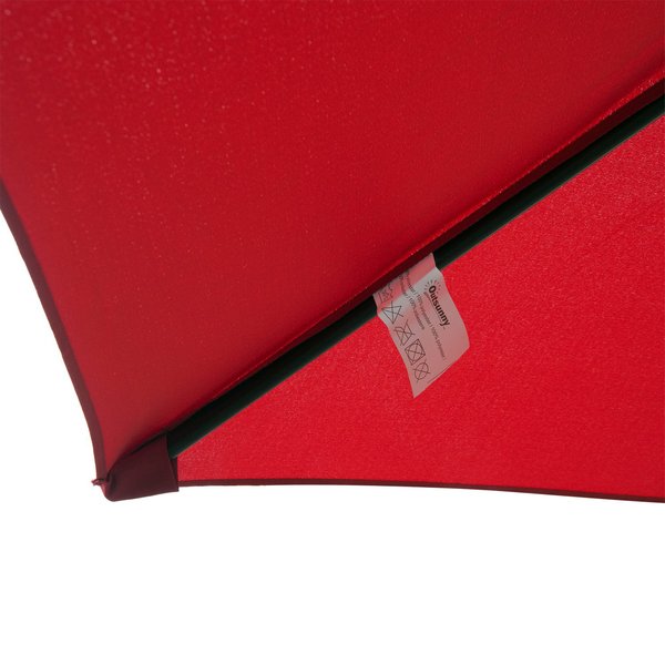 2.7 M Patio Umbrella, Aluminum Frame - Wine Red