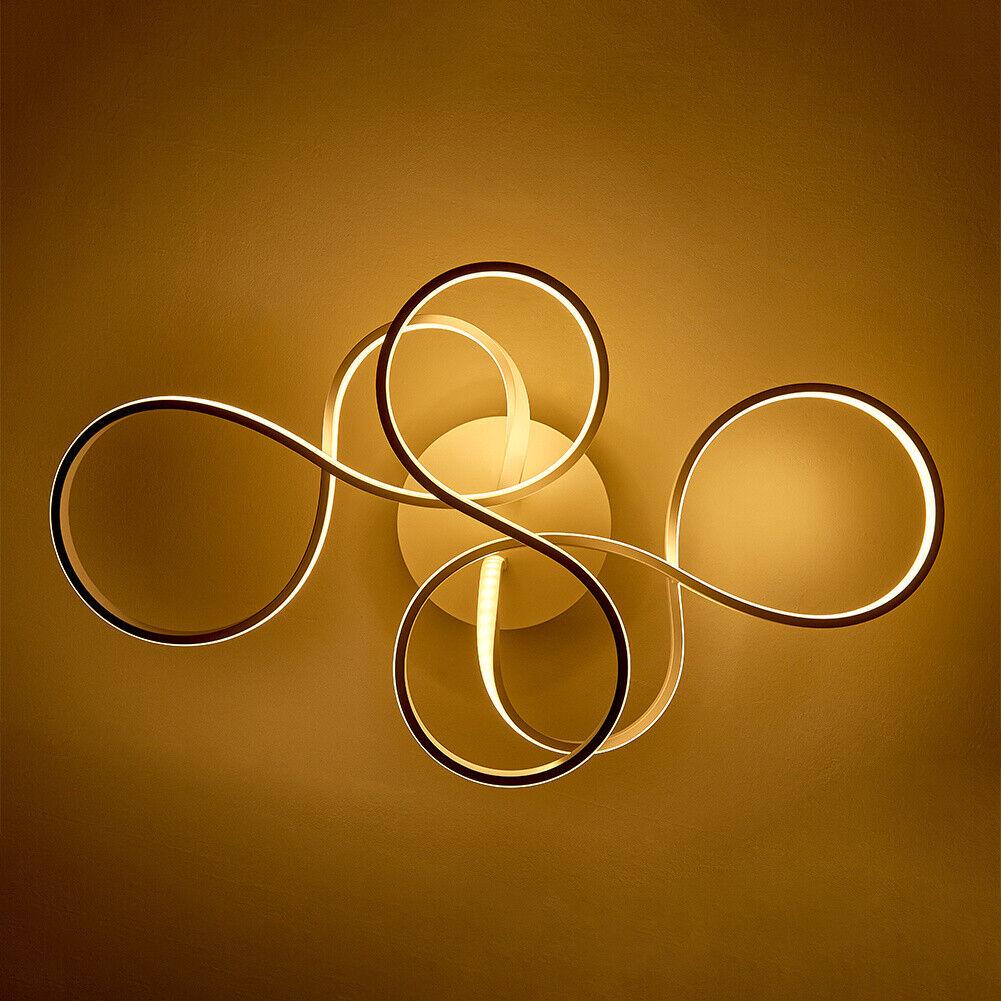 Twisted Shape Modern LED Ceiling Lights