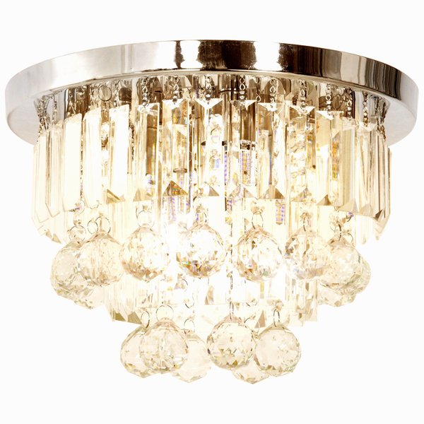 7-Light Crystal Chandelier Ball Lamp For Hallway, Dining, Living Room