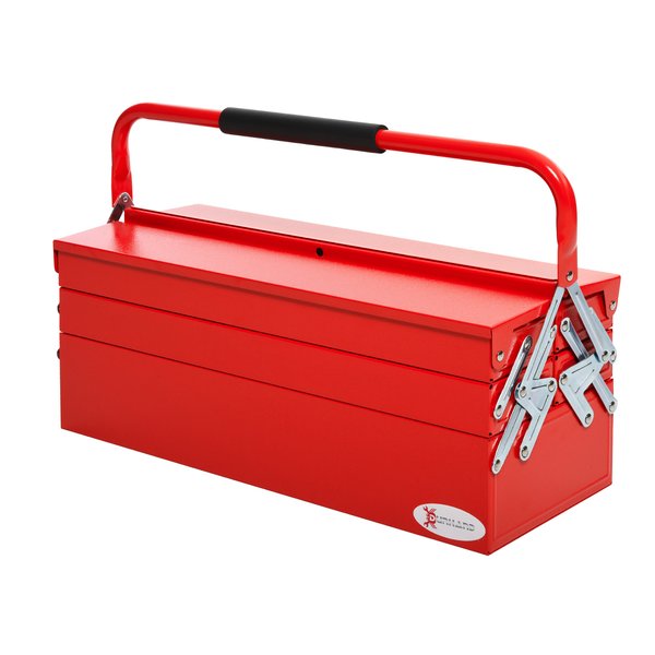 5 Steel Tray Portable Tool Box - Large