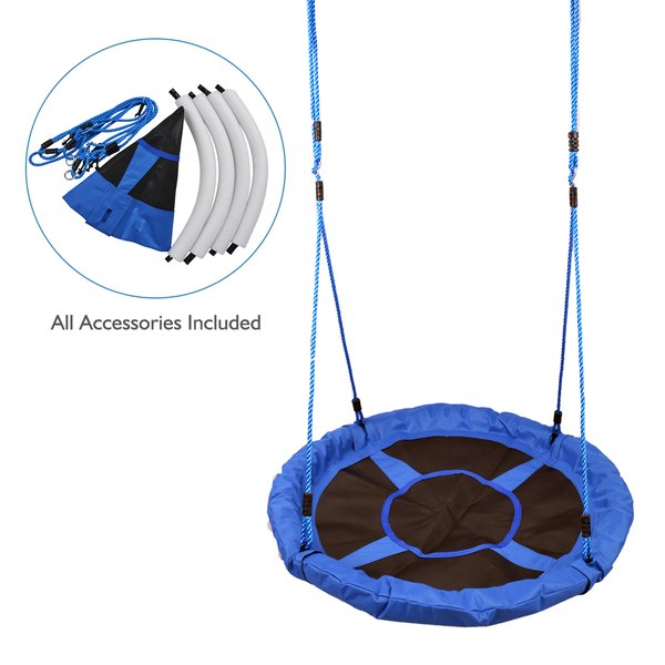 100cm Kids Garden Swing Spin - Blue