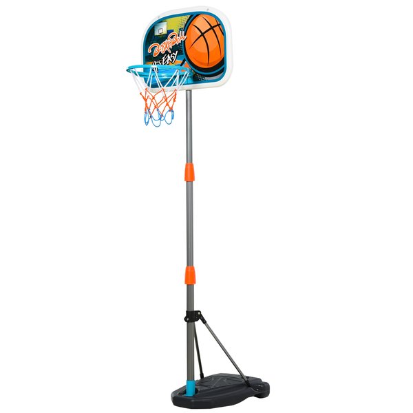 Kids Height Adjustable Aluminium Basketball Hoop Stand