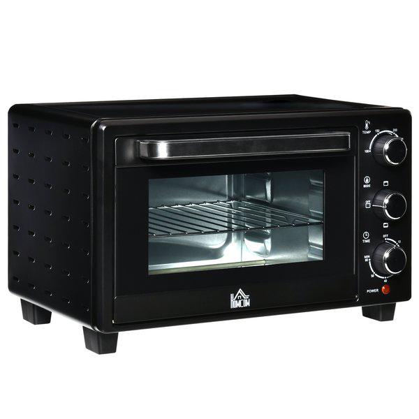 Mini Oven 21L Countertop Electric Toaster W/ Adjustable Temperature Timer
