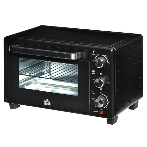 Mini Oven 21L Countertop Electric Toaster W/ Adjustable Temperature Timer