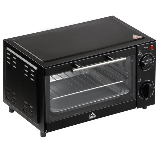 Mini Oven 9L Countertop Electric Toaster W/ Adjustable Temperature Timer