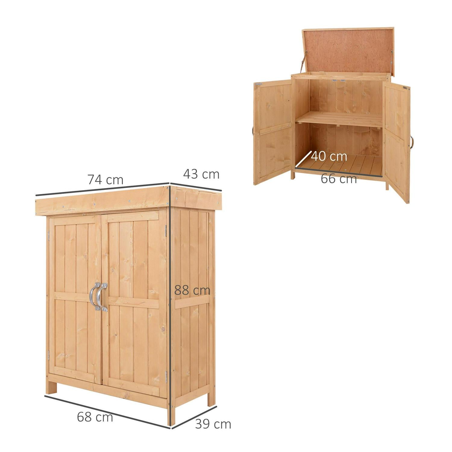 Mini Garden Storage Cabinet (1.4 X 2.4)ft