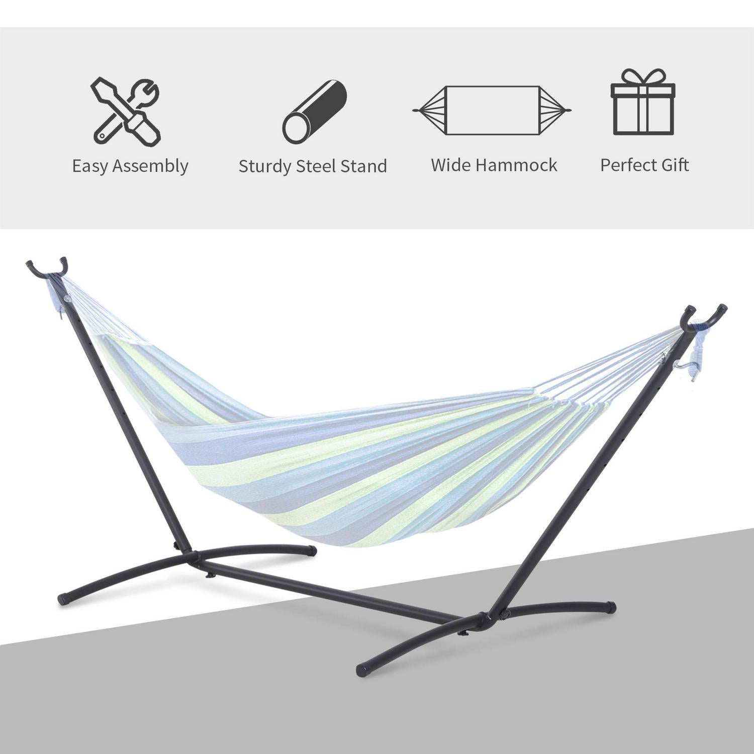 2.8m Universal Hammock Stand Metal Frame