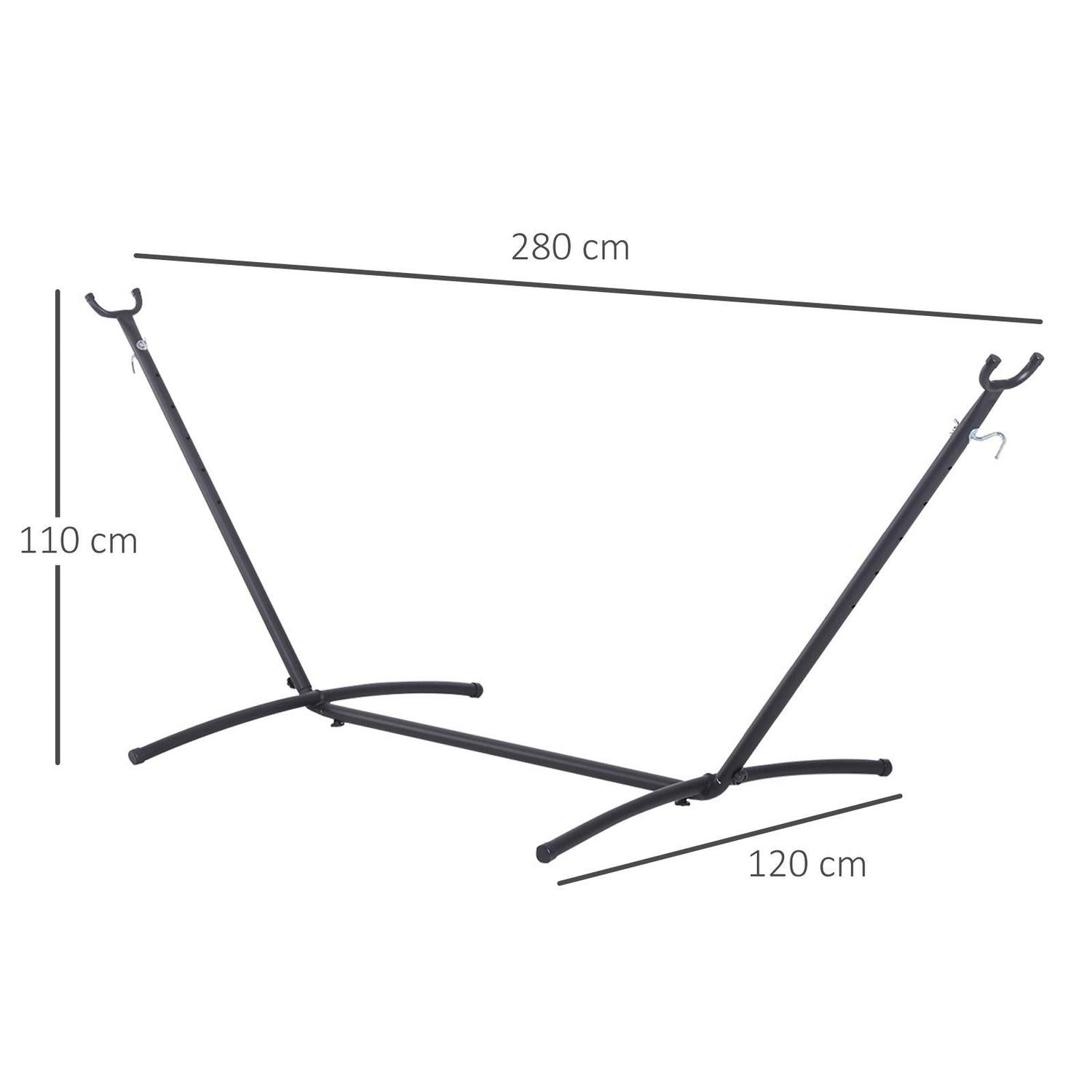 2.8m Universal Hammock Stand Metal Frame