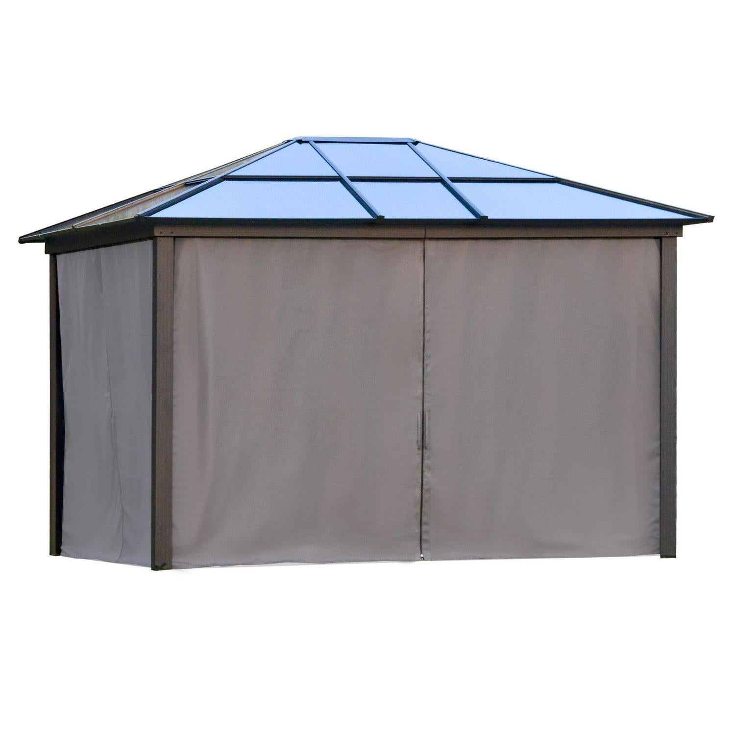 Hardtop Gazebo With UV Resistant Polycarbonate Roof