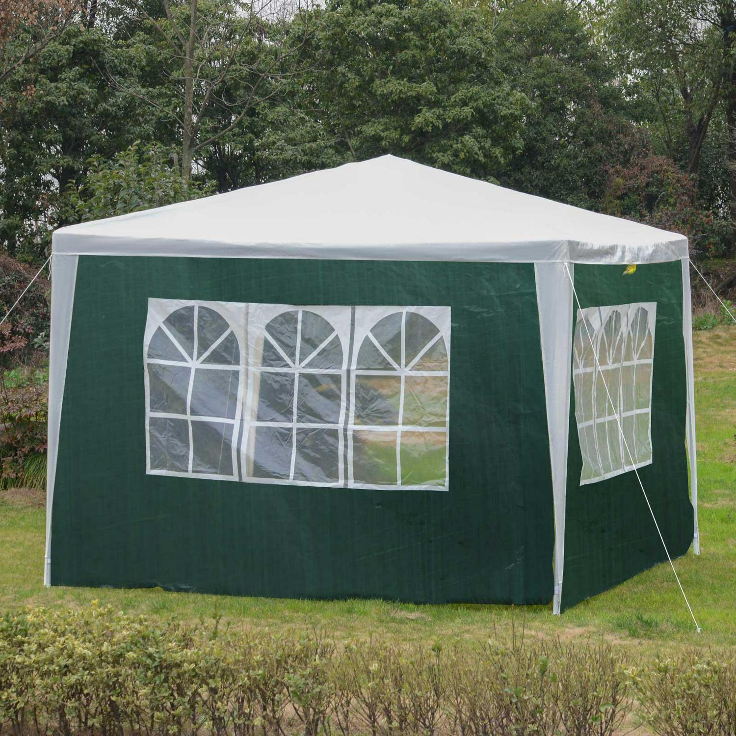 Gazebo Side Panels Canopy Marquee Replacement Exchangeable Walls (Green)