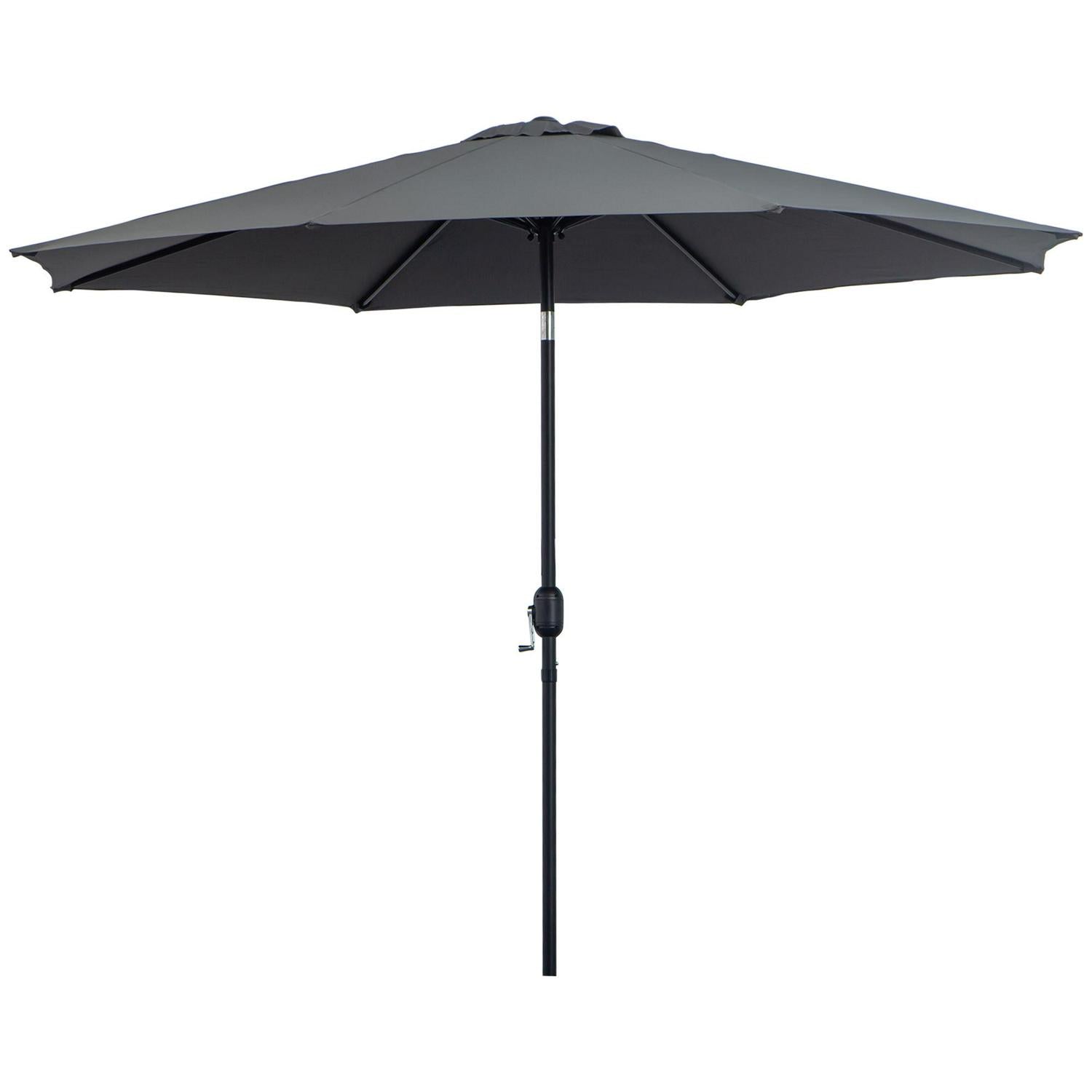 Tilting Parasol Garden Umbrellas- Dark Grey
