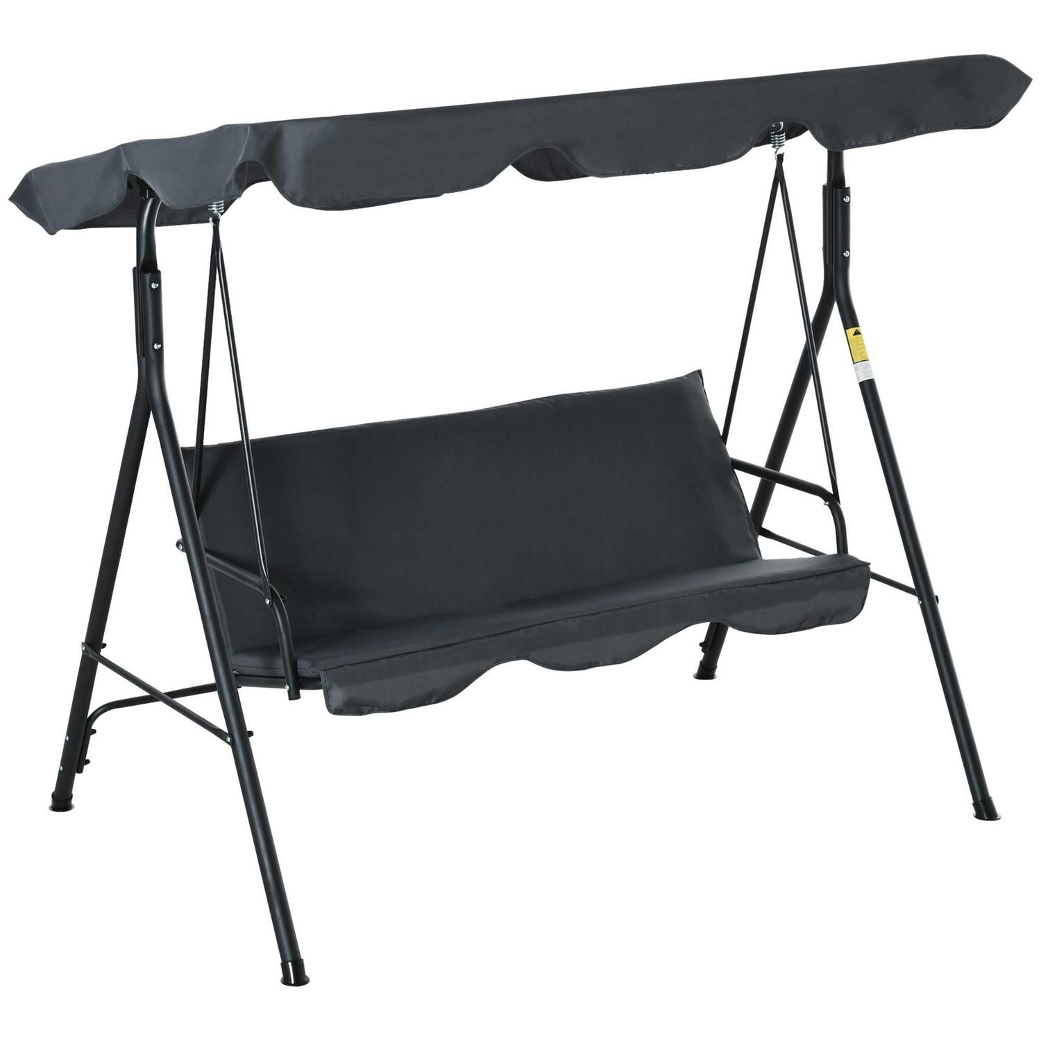 Hammock Swing Chair Backyard -Dark Grey